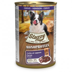 STUZZY Monoprotein Venison - nassfutter für Hunde - 400 g