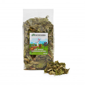 FACTORYHERBS Broadleaf plantain leaf - leckerli für Nagetiere und Kaninchen - 100g