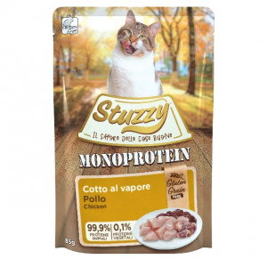 STUZZY Monoprotein Chicken - nassfutter für Katzen – 85 g