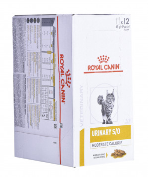 ROYAL CANIN Urinary S/O Moderate Calorie - nassfutter für Katzen - 12 x 85g