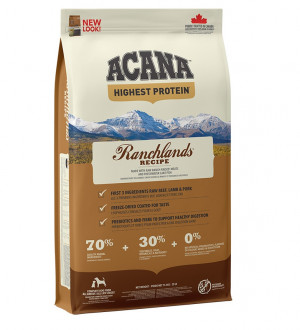 ACANA Highest Protein Ranchlands - trockenfutter für Hunde - 11,4kg