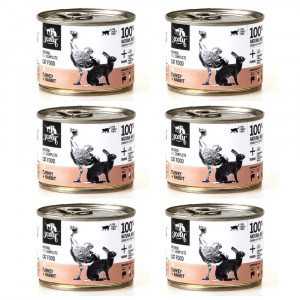 3COTY 17. Turkey and krill - nassfutter für Katzen - 6x180g