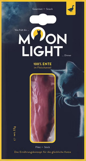 MOONLIGHT Dinner Entenfilet – Leckerli für Katzen – 22 g