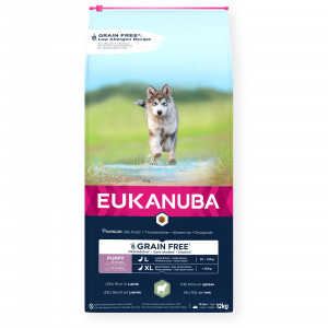 EUKANUBA Grain Free Puppy Large&Giant Lamb - trockenfutter für Hunde - 12kg