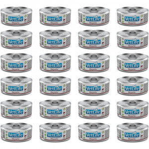 FARMINA Vet Life Natural Diet Cat Hepatic - Nassfutter für Katzen - 24x85 g