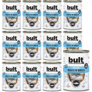 BULT Rich in cod - Nassfutter für Hunde - 12x800 g