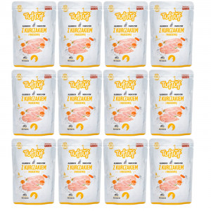 TUF TUF with chicken and carrot - Nassfutter für Hunde - 12x100g