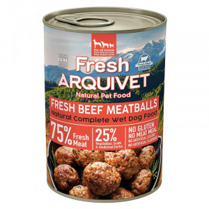 ARQUIVET Fresh Beef meatballs in sauce - Nassfutter für Hunde - 400g