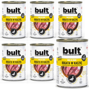BULT Rich in duck - Nassfutter für Hunde - 6x800 g