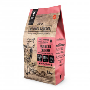 WIEJSKA ZAGRODA Lamb with krill - trockenfutter für Katzen - 400g