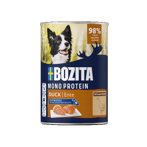 BOZITA Monoprotein Pate Duck - Nassfutter für Hunde - 400g