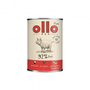 OLLO Pure Pork - Nassfutter für Hunde - 850g