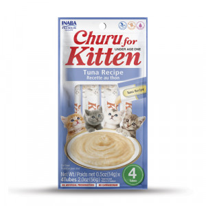 INABA Churu Kitten Tuna - Katzenleckerli - 4x14 g