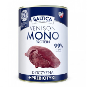 BALTICA Nutraceutic Monoprotein Venison with prebiotics - Nassfutter für Hunde - 400g