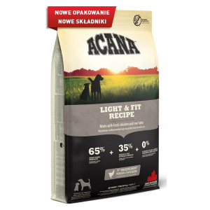 ACANA Dog Light & Fit Recipe - trockenfutter für Hunde - 11,4kg