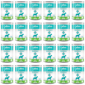 CALIBRA VD Dog Hypoallergenic Kaninchen&Insekten - Nassfutter für Hunde - 24x400g
