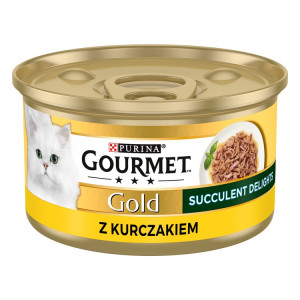 PURINA Gourmet Gold Succulent Delights Chicken - Nassfutter für Katzen - 85g 