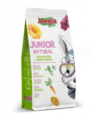 ALEGIA Junior Natural - kaninchenfutter - 650g 