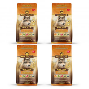 WOLFSBLUT Wide Plain Small breeds Horse with sweet potatoes - trockenfutter für Hunde - 4x2kg