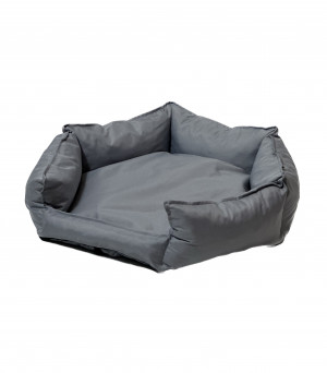 GO GIFT Hexagon grau XXL - Haustierbett - 90 x 63 x 16 cm