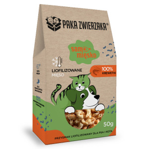 PAKA ZWIERZAKA Samo Mięsko Shrimps - leckerli für hunde - 70g