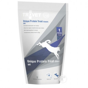 TROVET Unique Protein Treat URT Rabbit - leckerli für hunde - 125g