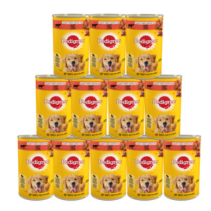 Pedigree 5900951015854 Hunde-Dosenfutter Rind Adult 1,2 kg