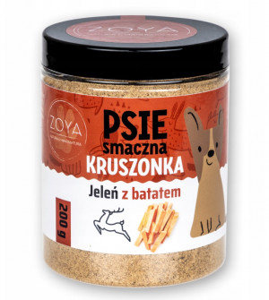 ZOYA Deer crumble with sweet potato - leckerli für hunde - 200g