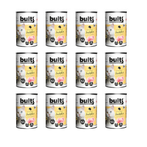 BULTI Rich in turkey - nassfutter für Katzen - 12x400g