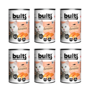BULTI Rich in salmon - nassfutter für Katzen - 6x400g