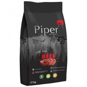 DOLINA NOTECI Piper Animals with beef - Trockenfutter für Hunde - 12 kg