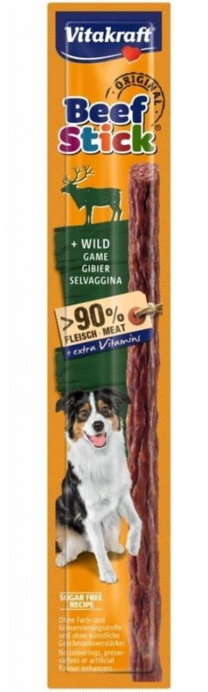 VITAKRAFT Beef Stick Game - leckerli für hunde - 12g