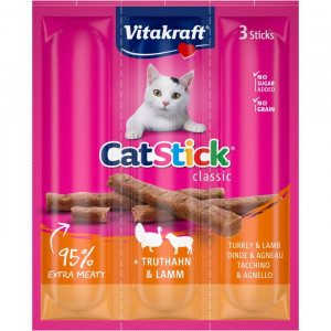 VITAKRAFT Cat Stick Turkey and lamb - Katze behandeln - 18 g
