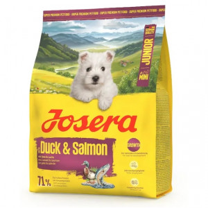 JOSERA Mini Junior Duck & Salmon - trockenfutter für Hunde - 3kg