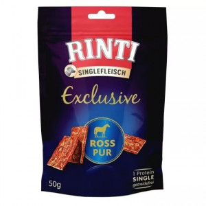 RINTI Singlefleisch Exclusive Horse - leckerli für hunde - 50g