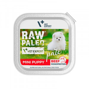RAW PALEO Pate Mini Puppy Beef – Nassfutter für Welpen - 150 g