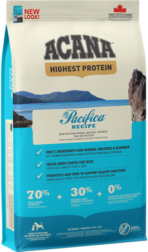 ACANA Highest Protein Pacifica - Trockenfutter für Hunde - 11,4 kg