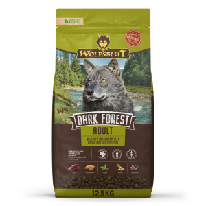 WOLFSBLUT Dark Forest Venison with sweet potatoes - trockenfutter für Hunde - 12,5kg