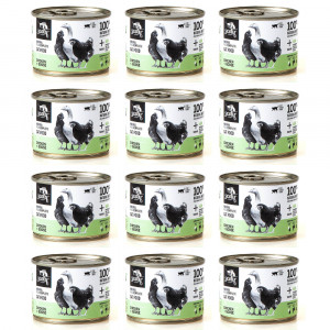 3COTY 19. Chicken and Goose - nassfutter für Katzen - 12x180g