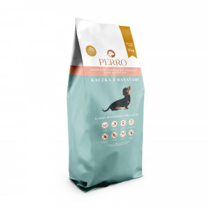 PERRO Duck with sweet potatoes Small breeds - trockenfutter für Hunde - 1kg