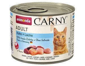 ANIMONDA Carny Adult Chicken and salmon - nassfutter für Katzen - 200g