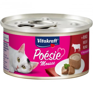 VITAKRAFT Poésie Mousse Beef - nassfutter für Katzen - 85g