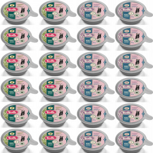 FOLK Kitten Zartes Gericht für Kitten MIX Geschmacksrichtungen – Nassfutter für Katzen – 24x85g