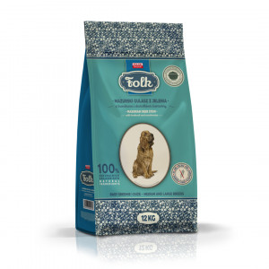 FOLK Medium and large breeds Traditional masurian venison stew with beets and cranberries - trockenfutter für Hunde - 12kg