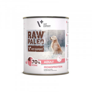 RAW PALEO Adult Monoprotein Pork – Nassfutter für Hunde – 800 g
