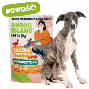 ANIMAL ISLAND Everyday Monoprotein Duck - Nassfutter für Hunde - 300g