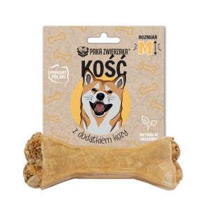 PAKA ZWIERZAKA Bone with goat M 12 cm - leckerli für hunde - 55g