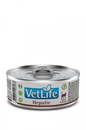 FARMINA Vet Life Natural Diet Cat Hepatic - Nassfutter für Katzen - 85 g