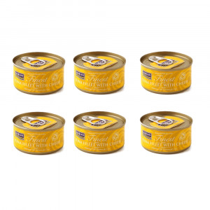 FISH4CATS Tun fillet with cheese - nassfutter für Katzen - 6x70g
