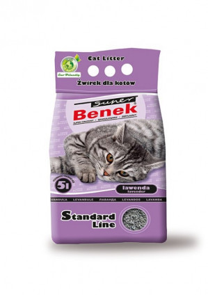 Certech Super Benek Standard Lavendel - Katzenstreu Klumpend 5 l